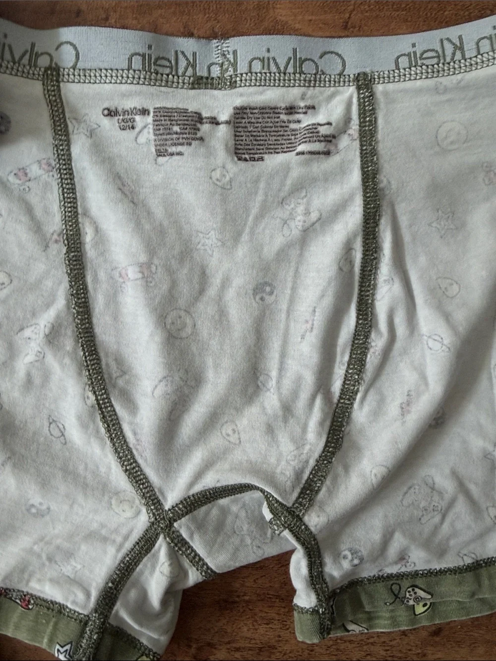 Calvin Klein Grey, Olive & Camo 3-Pack Boxer Briefs size large 12/14 boys